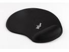BÜROLINE Tapis de souris 230mmx205mm 392653 noir, avec protège poignet (7612532055378)