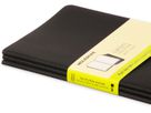 MOLESKINE Notizheft Cahier A5 497-0 blanko, schwarz 3 Stück (9788883704970)