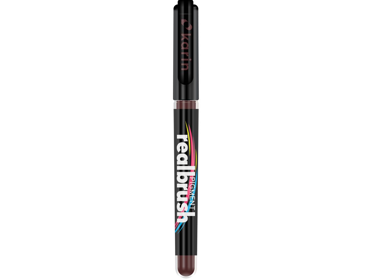KARIN Real Brush Pen 0.4mm 33Z1817 Pigment, cacao (5904446031893)