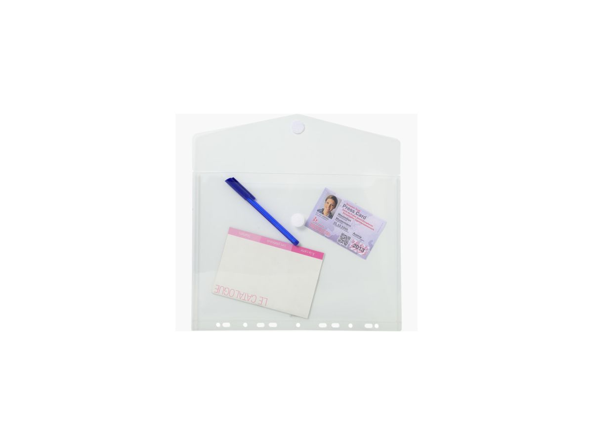 EXACOMPTA Dokumententasche A4 57381E PP, gelocht, 200my (3130631573813)