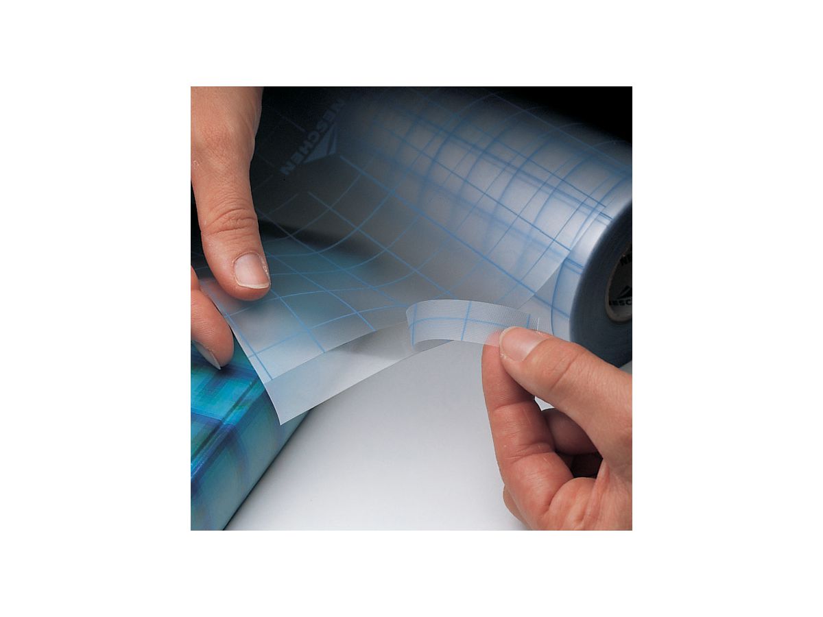 FILMOLUX Buchschutzfolie Soft 50cmx25m 35196 glanz, 70my, wenig Klebekraft (4011918244802)