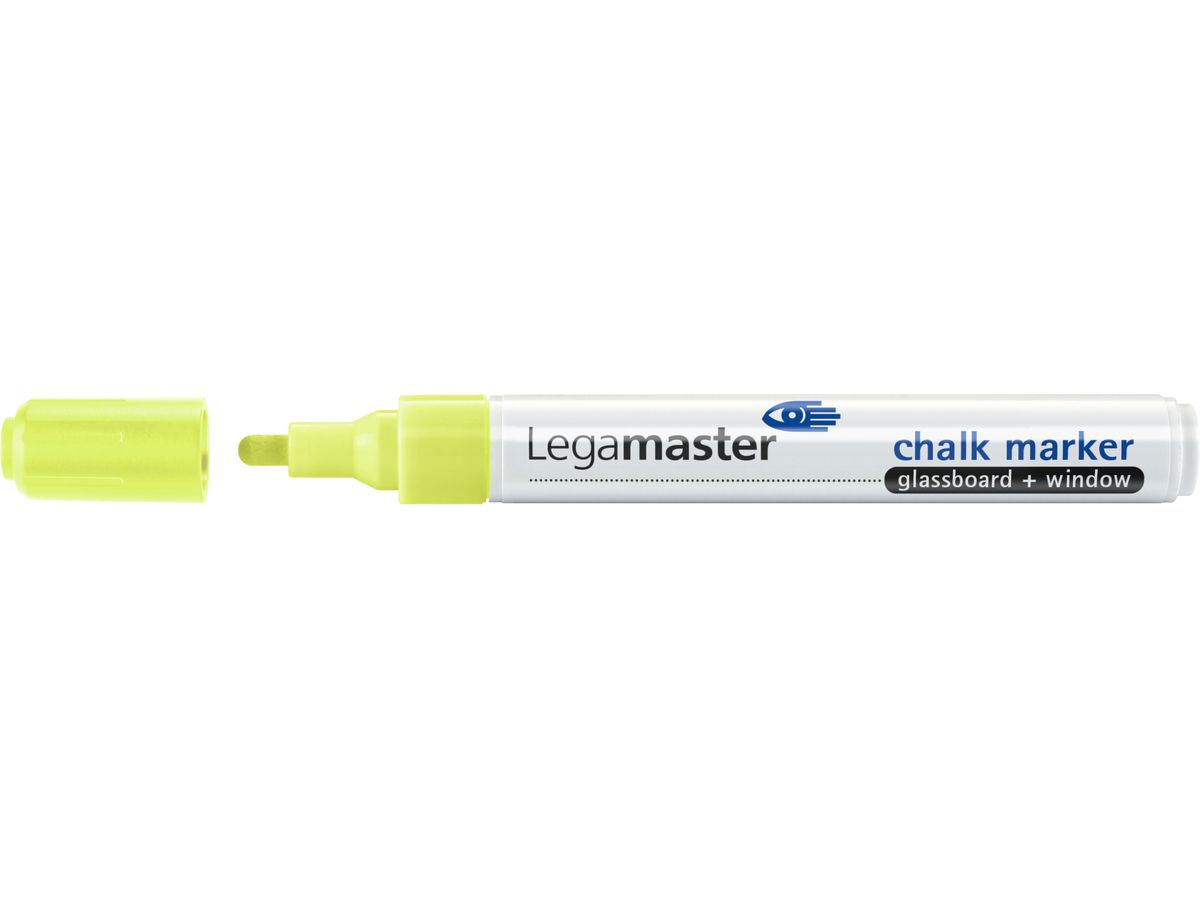 LEGAMASTER Glassboard Marker 7-118105 4 pcs. jaune (8713797079020)