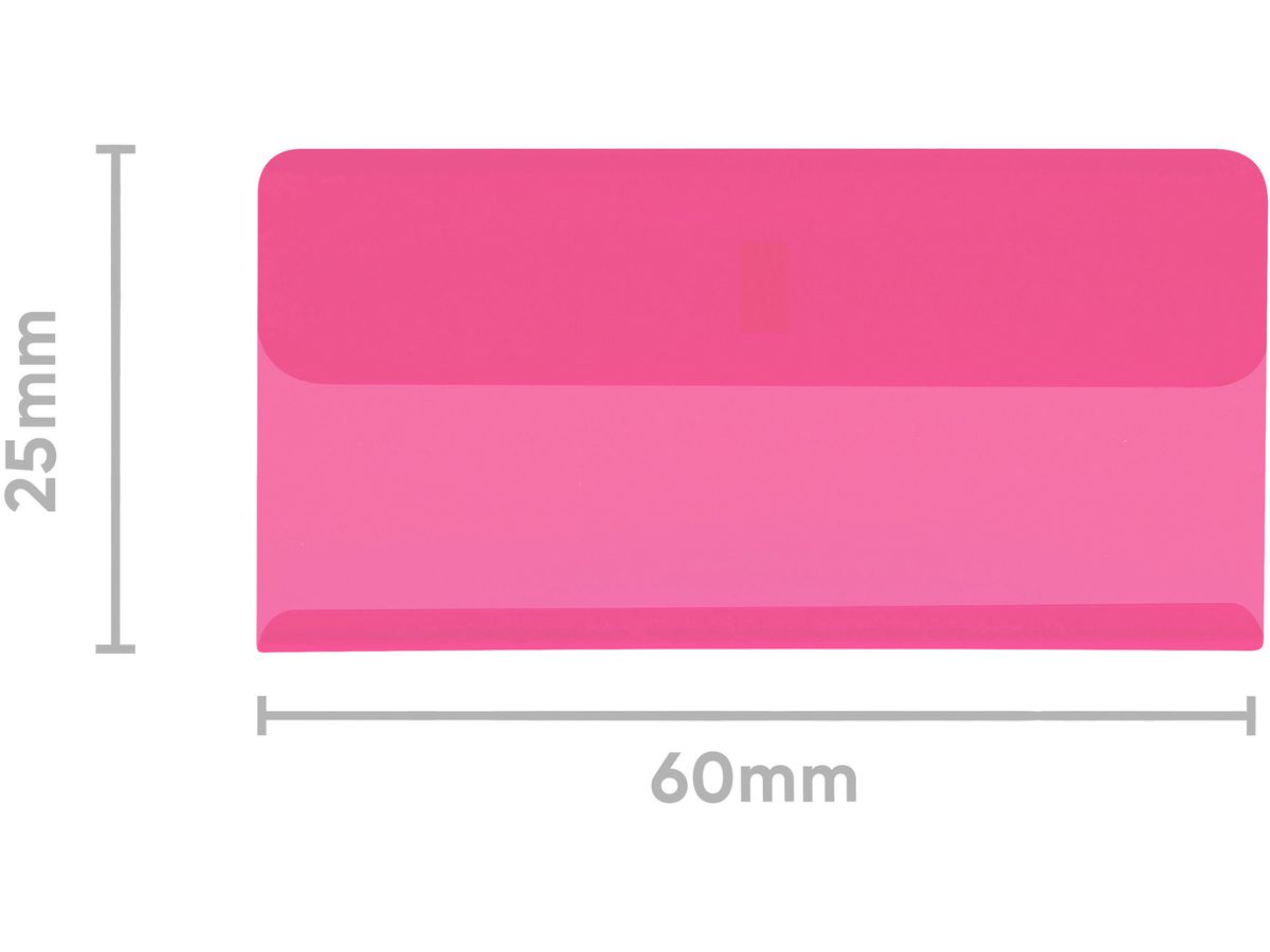 BIELLA Manchons transparent 60x30mm 27360240U rosé 25 pcs. (7611365219148)