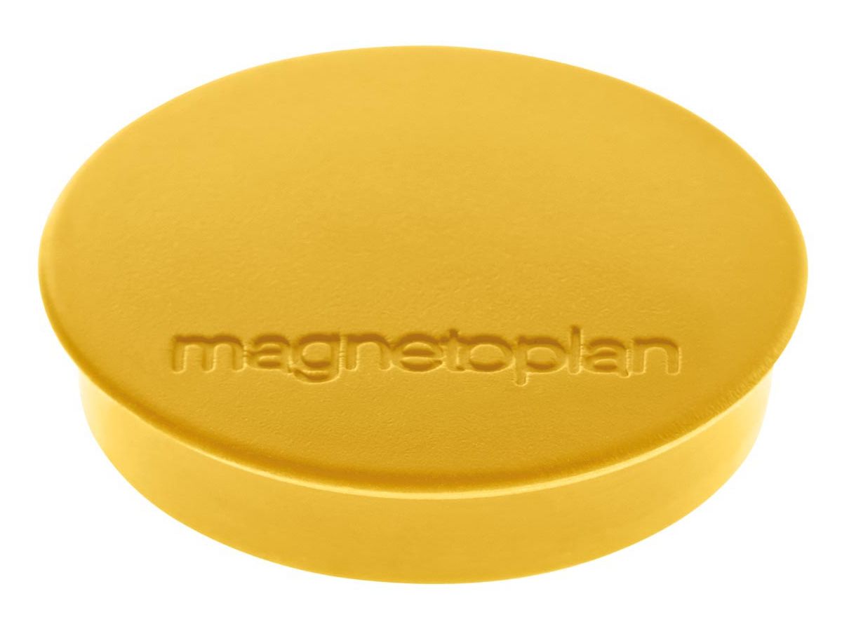 MAGNETOPLAN Aimant Discofix Standard 30mm 1664202 jaune ca. 0.6 kg 10 pcs. (4013695025537)