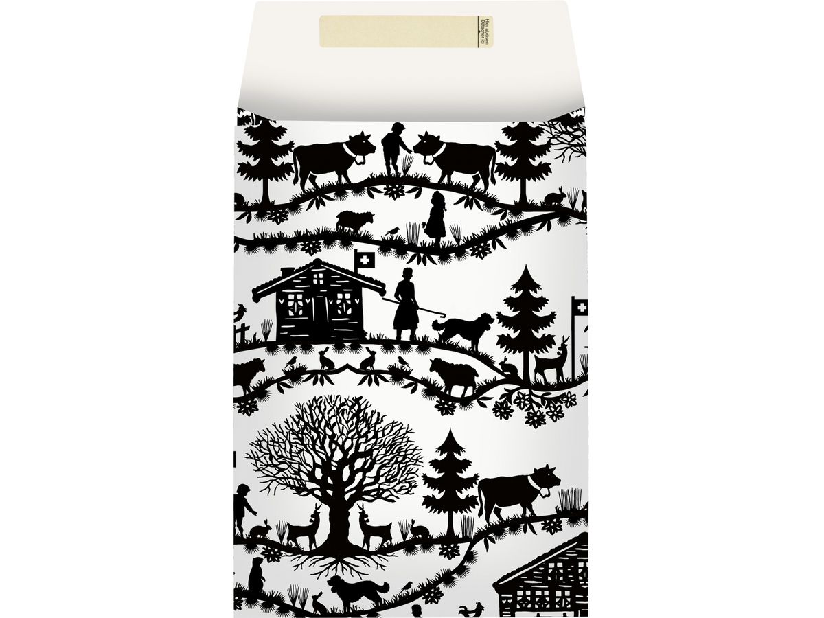 STEWO Geschenkbeutel Urchig 2531523470 schwarz 12x22x6cm (7630050878408)