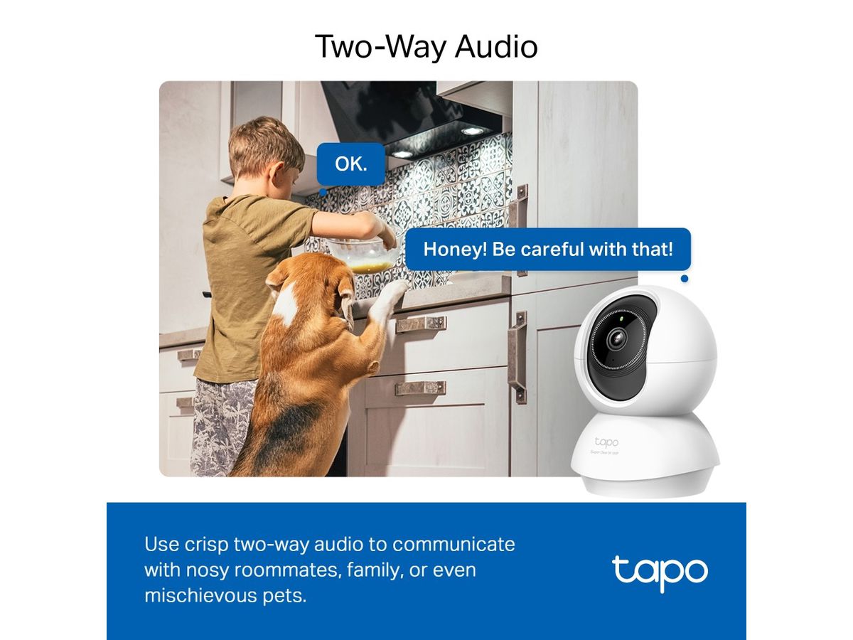 TP-LINK AI Wless Home Security Camera Tapo C230 Pan/Tilt (8885021371689)