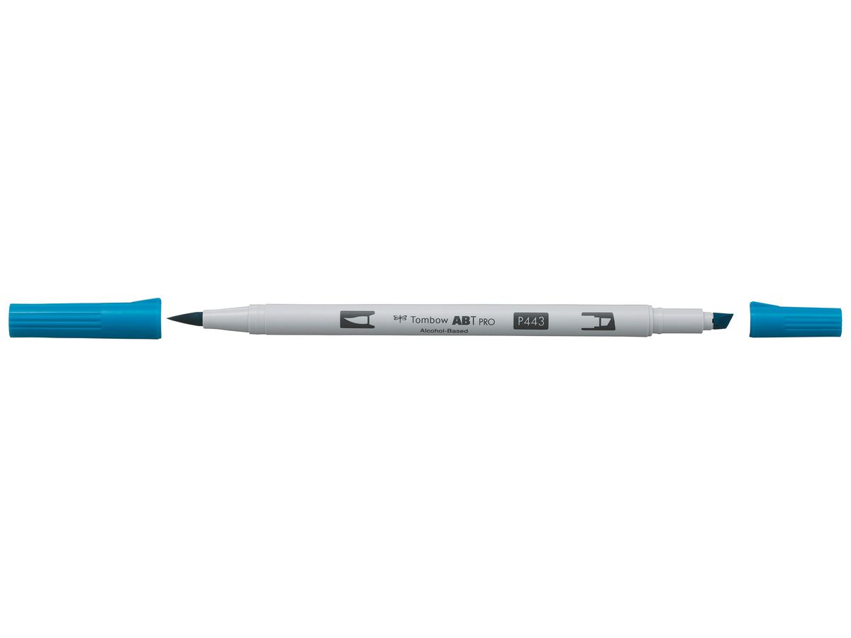 TOMBOW Dual Brush Pen ABT PRO ABTP-443 turquoise (4901991648324)