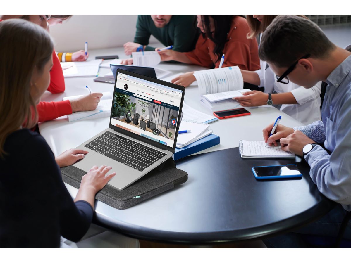 PORT Notebook Bag Belize Ergoview 110202 Slim case 15.6/16 inch,Grey (3567041102027)