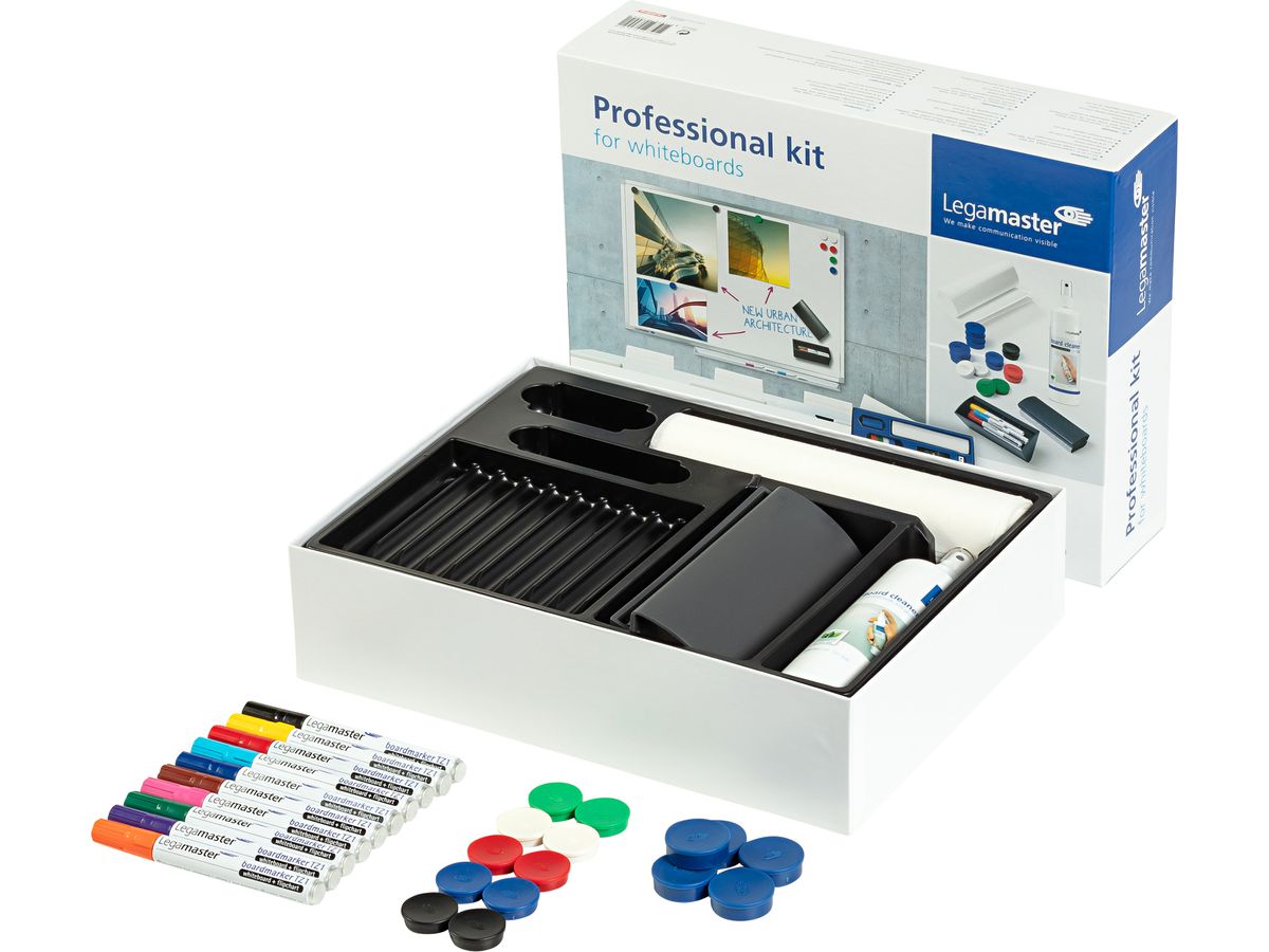 LEGAMASTER Professional Kit Zubehörset 7-125500 für Whiteboards (8713797070041)