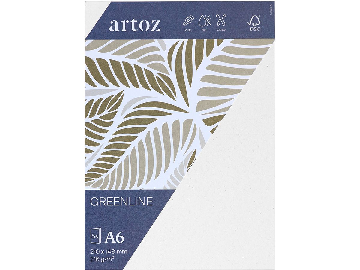 ARTOZ Cartes 1001 A6 19232226-211 216g, birch 5 feuilles (7612996824145)
