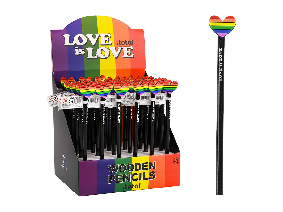 I-TOTAL Crayon Love is Love XL2178 Gomme (8057711466016)