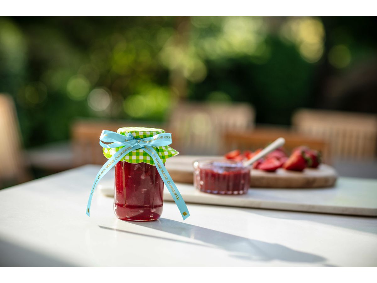 PTOUCH Nastro blu ch./oro TZE-RL34 Sistemi Tze 12-36mm (4977766802321)