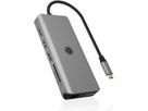 ICY BOX Mobile DockingStation IB-DK4061-CPD 2xHDMI,USB-C&A,GBit,PD 100W (4250078173915)
