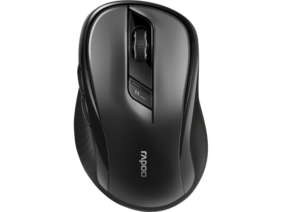RAPOO M500 Office Silent Mouse black 18404 Wireless, Multi-Mode (6940056184047)