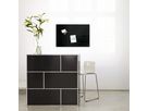 SIGEL Tableau magnétique en verre GL120 noir 600x400x15mm (4004360887680)