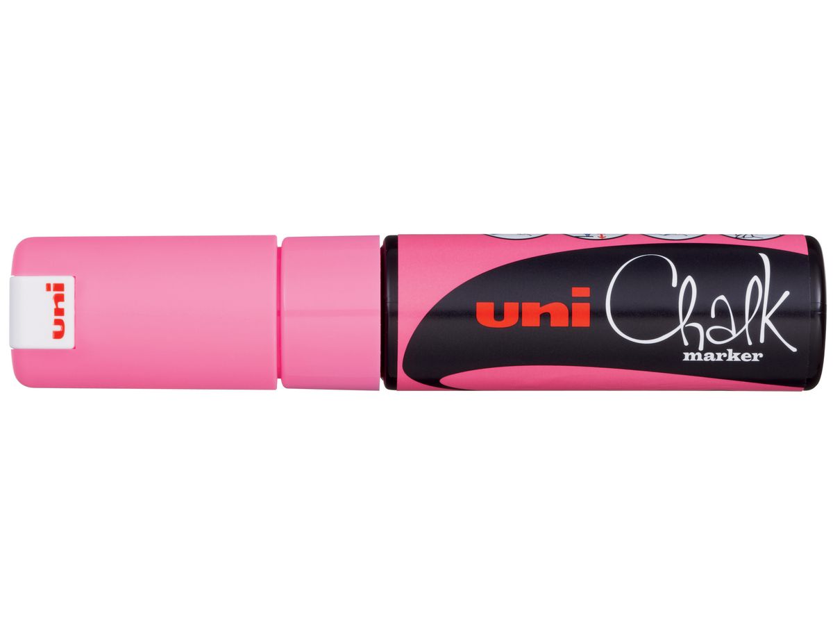 UNI-BALL Chalk Marker 8mm PWE8K F.PINK rosa (4902778140130)