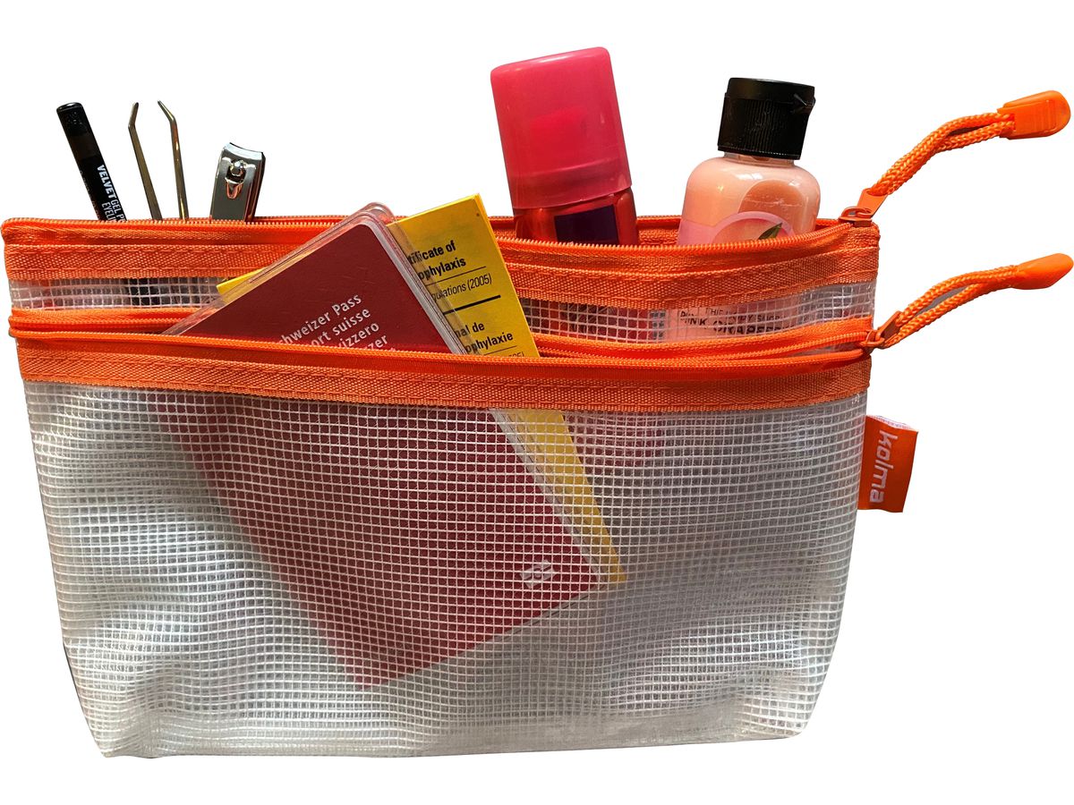 KOLMA Fermeture à glissière 08.197.12 Mesh Bag Double 25x16cm (7611967080689)