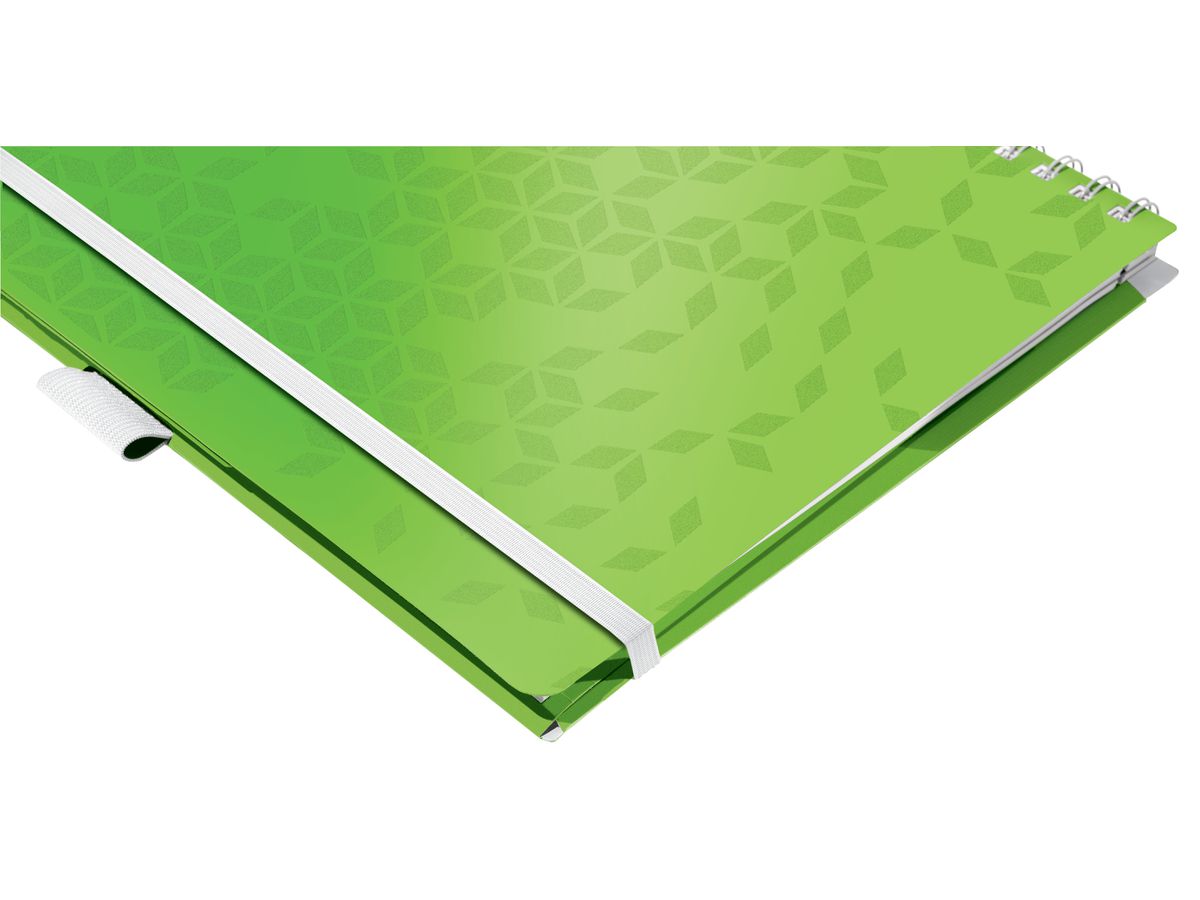 LEITZ Livre spirale WOW A4 46440054 vert (4002432123483)