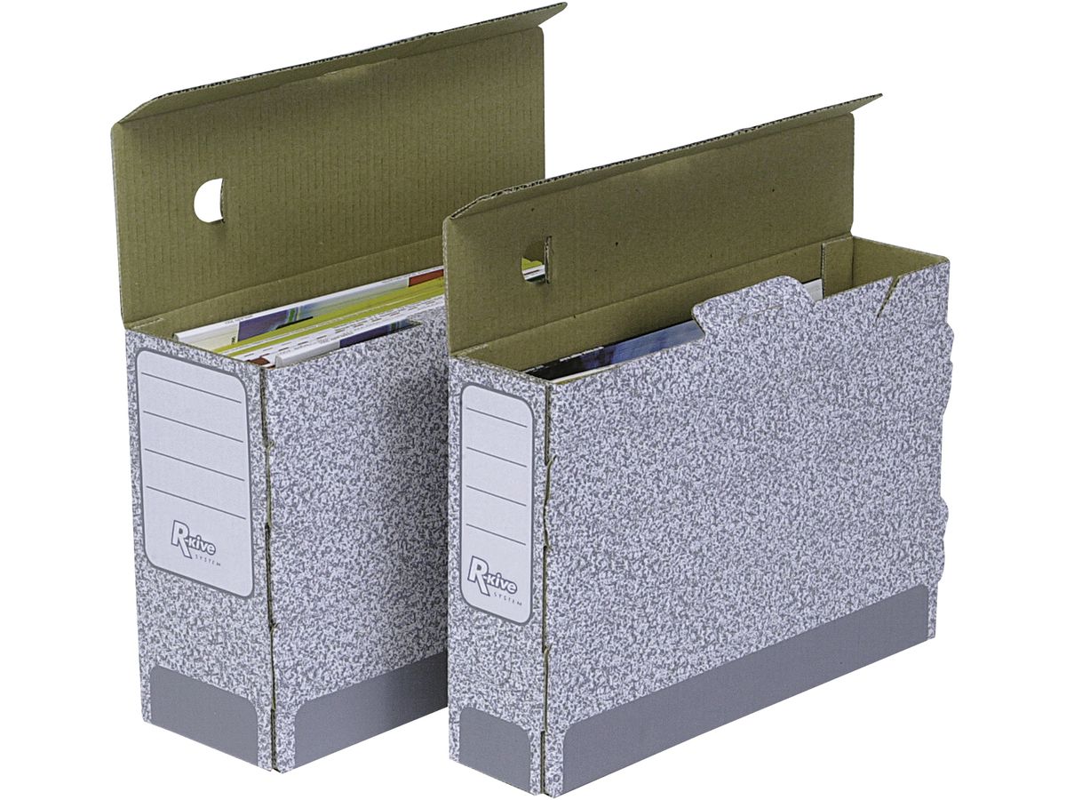 FELLOWES R-Kive boîte d'archives 1080001 gris/blanc 26x8x31.5cm (0043859645077)