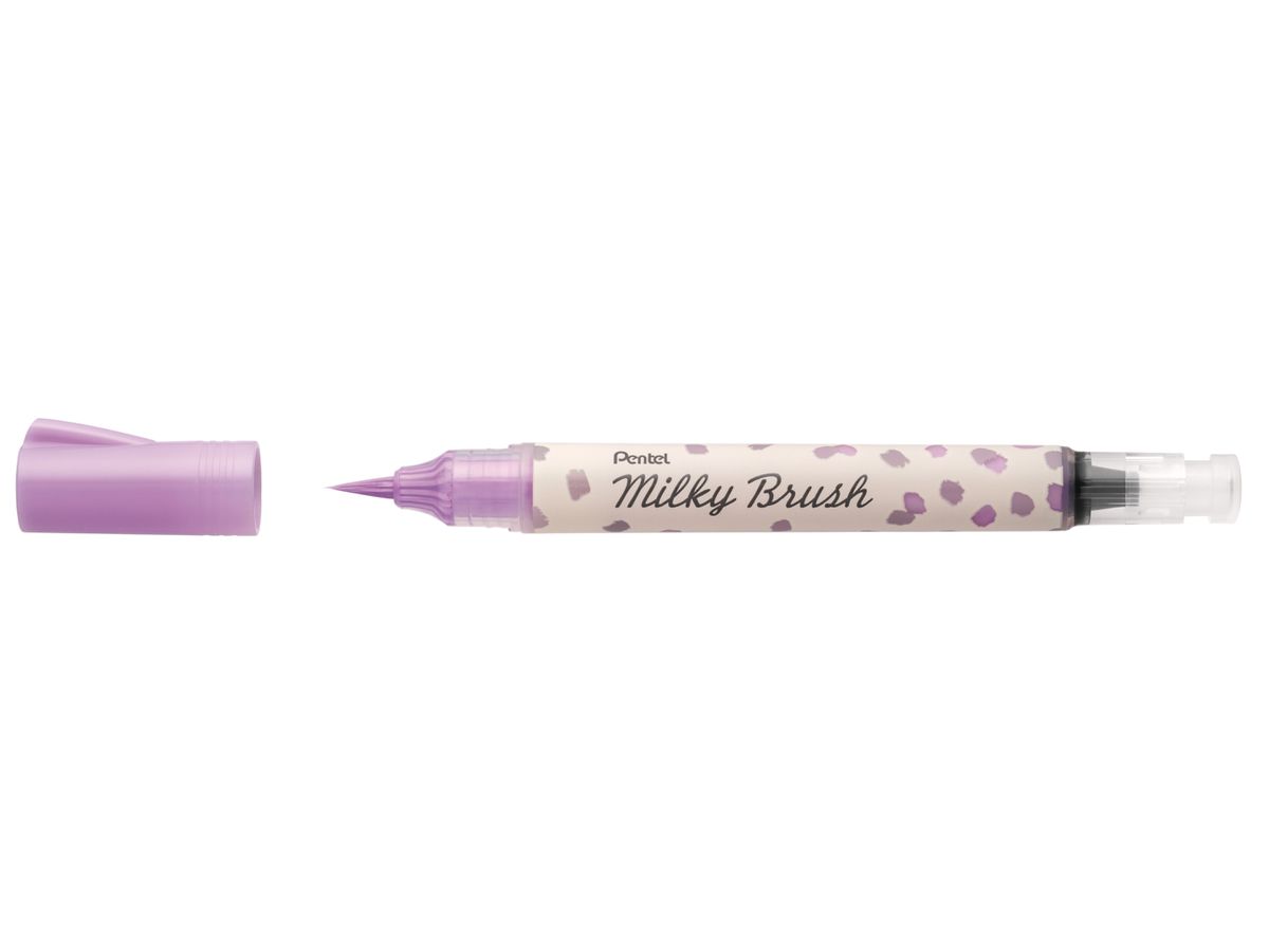 PENTEL Pinselstift Milky Brush XGFH-PVX pastell violett (0884851061362)