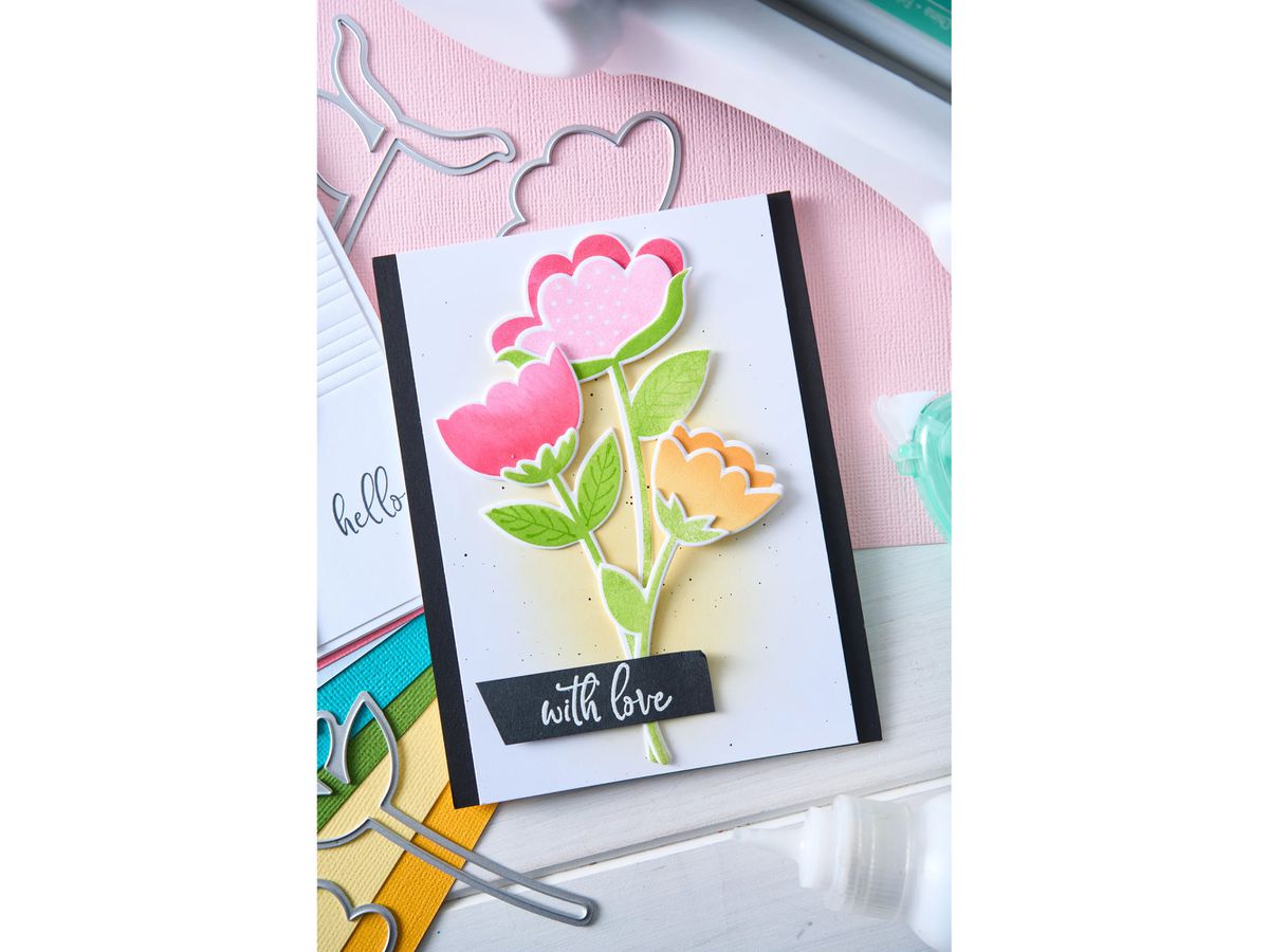 SIZZIX Tampon 666994 Whimsy Bloom 22 pièces (0630454292944)