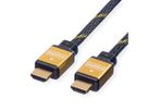 ROLINE HDMI High Speed Kabel, Eth. 11.04.5505 Gold, ST/ST, 2160p, 3D 5m (7611990193462)