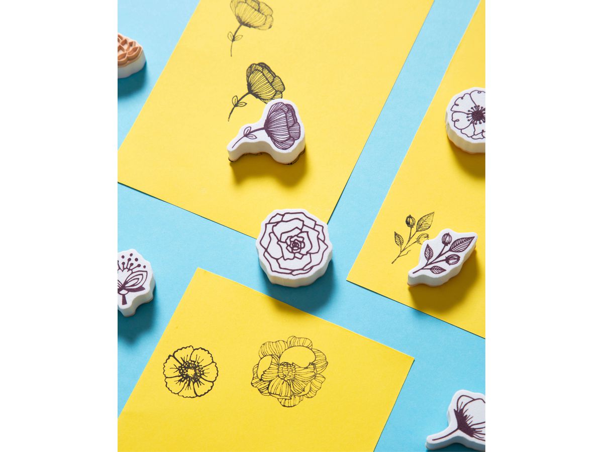 I AM CREATIVE Stempelset 4093.04 Flowers 31 Stück (7611983252053)