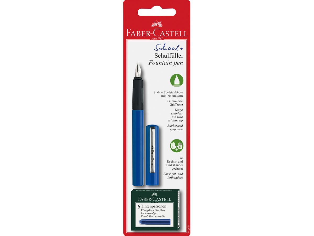 FABER-CASTELL Schulfüller 149811 blau (4005401498117)