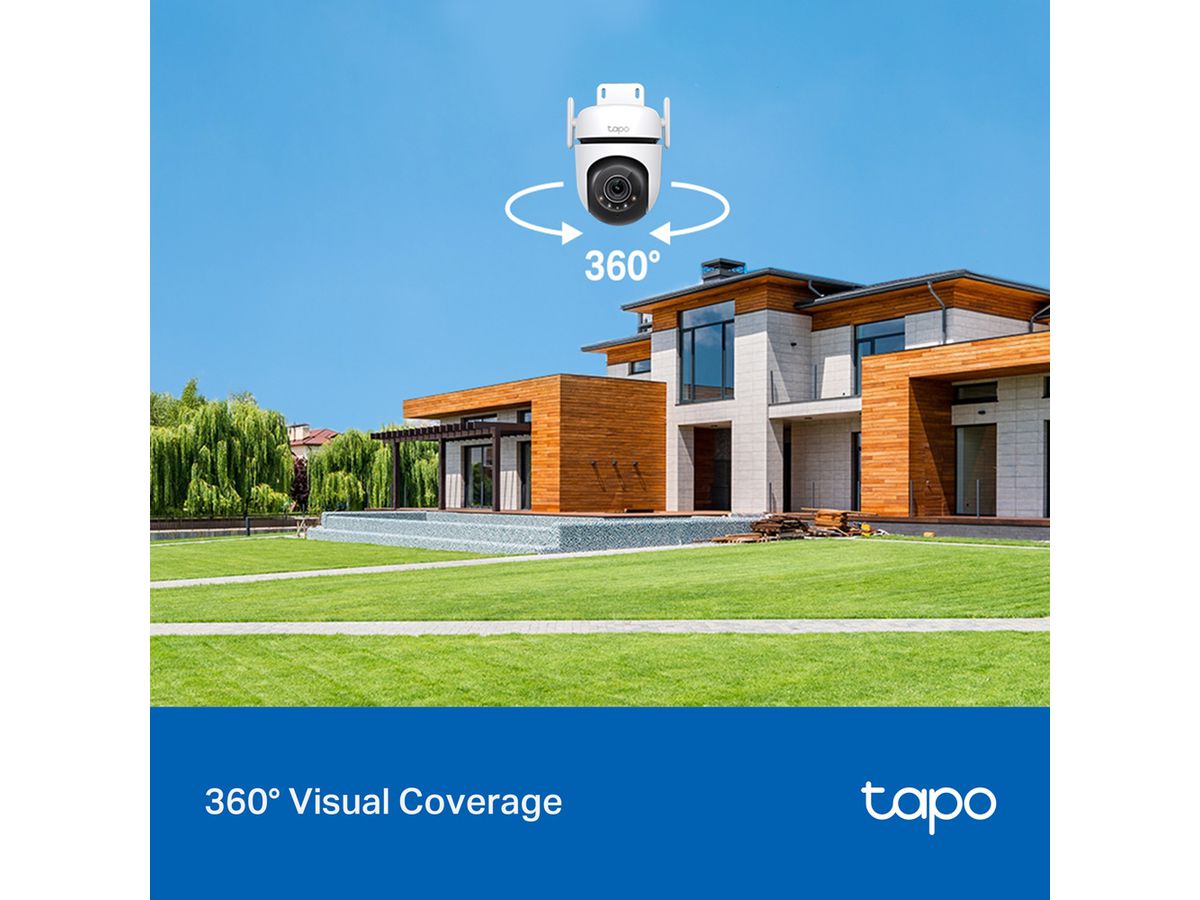 TP-LINK Outdoor Pan/Tilt Wi-Fi Camera Tapo C520WS (4895252501599)