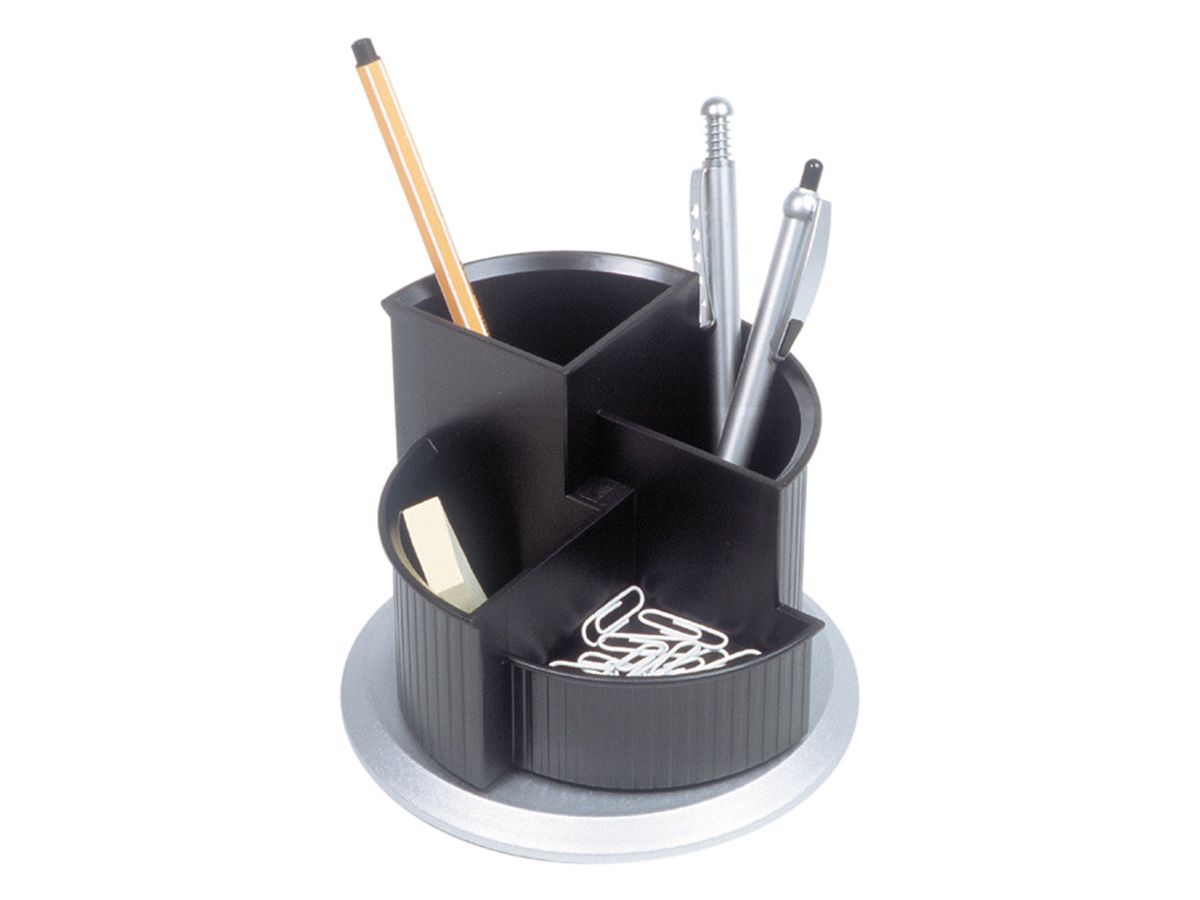 HELIT Organizer 150x112mm H6220599 noir/silber (4012086043198)