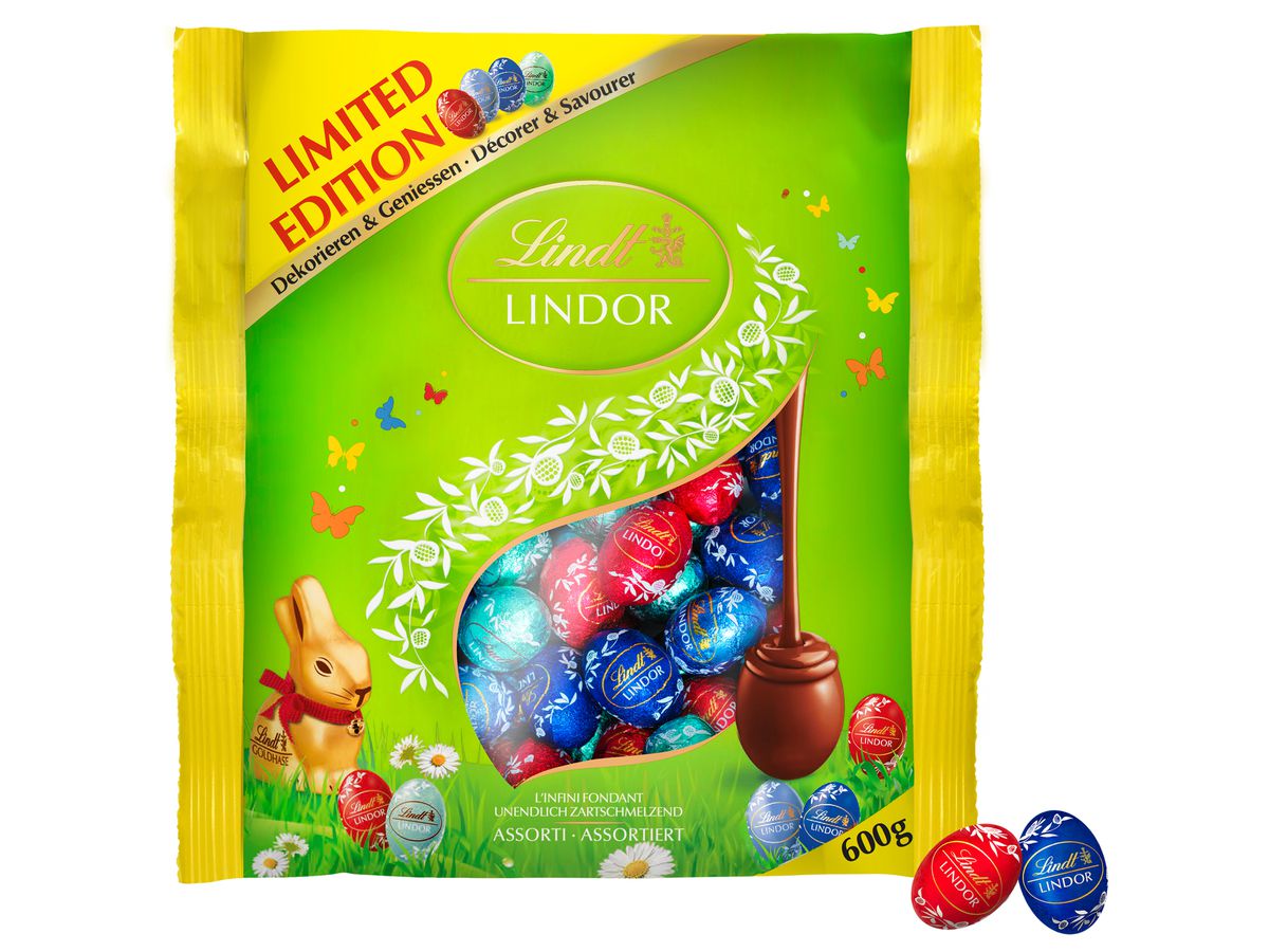 LINDT Lindor Eili Assortiert 659464 Beutel 600g (8003340094649)