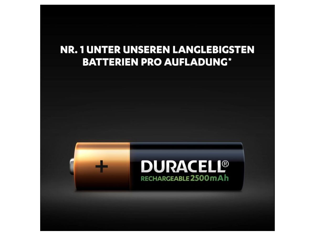 DURACELL Recharge Ultra PreCharged DX1500 AA,HR6,2400mAh,1.2V 4 Stück (5000394057043)