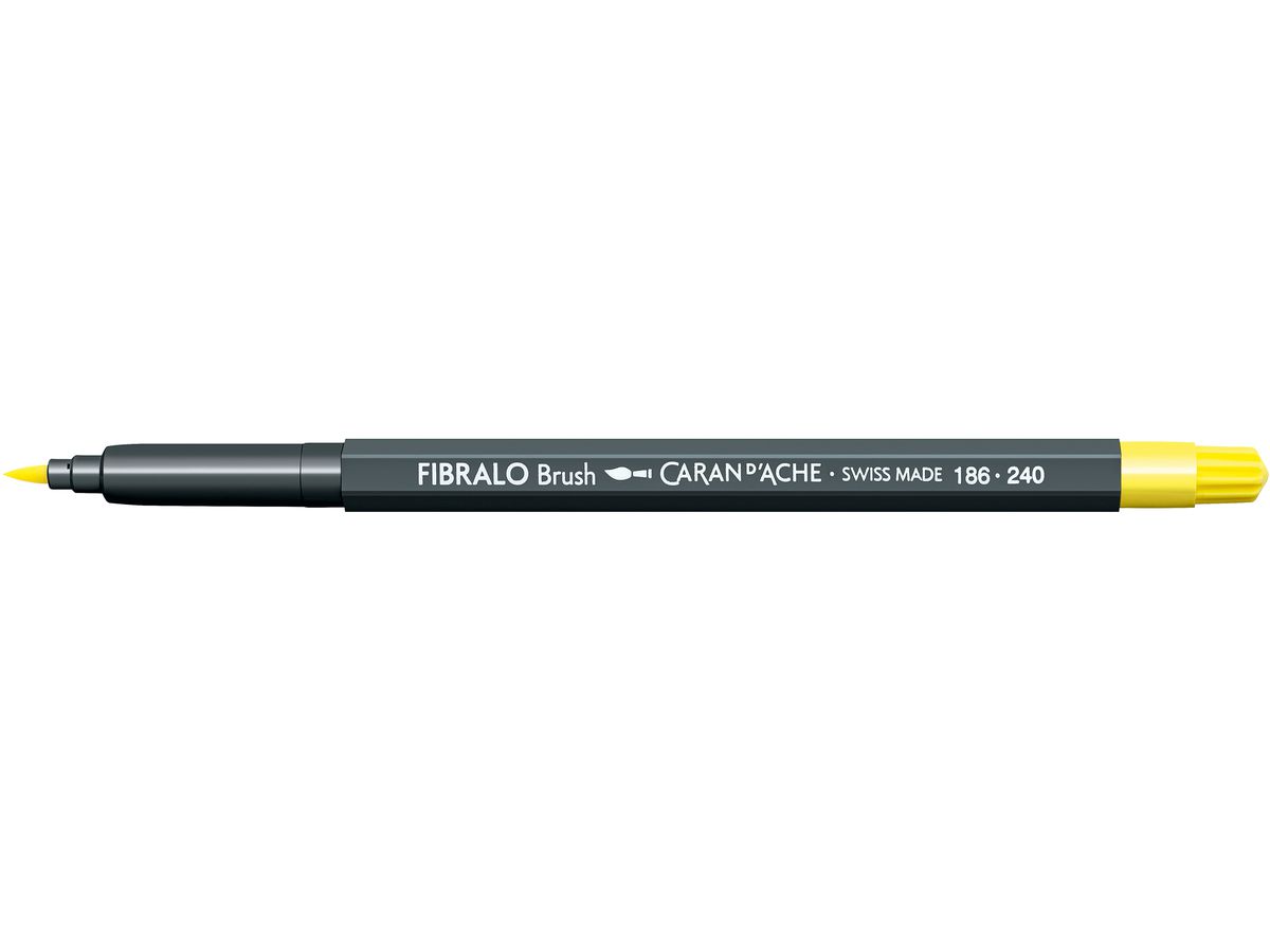 CARAN D'ACHE Classic Fibralo Brush 186.24 zitronengelb (7630002332385)