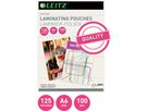 LEITZ Laminiertasche A6 33806 glanz, 125my 100 Stk (5411313338066)