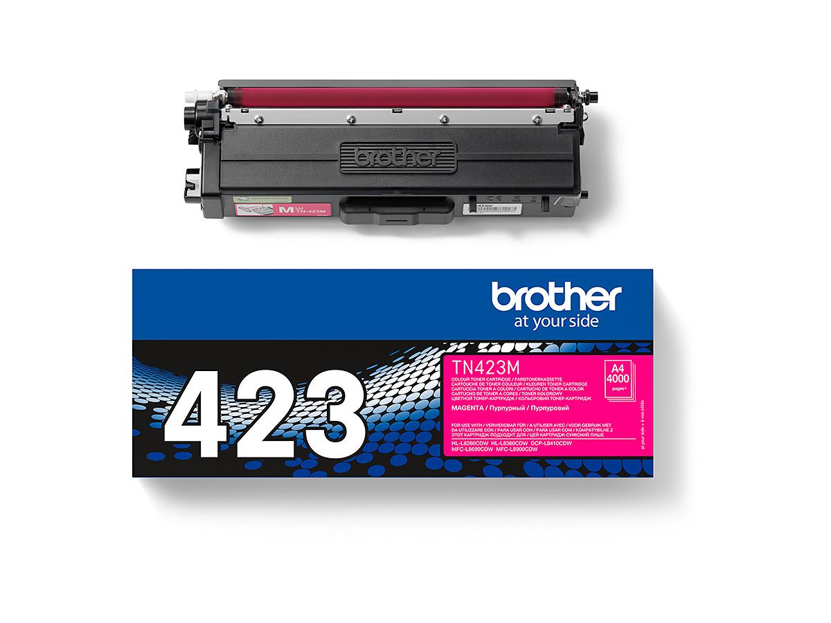 BROTHER Toner HY magenta TN-423M HL-L8260CDW 4000 Seiten (4977766771696)