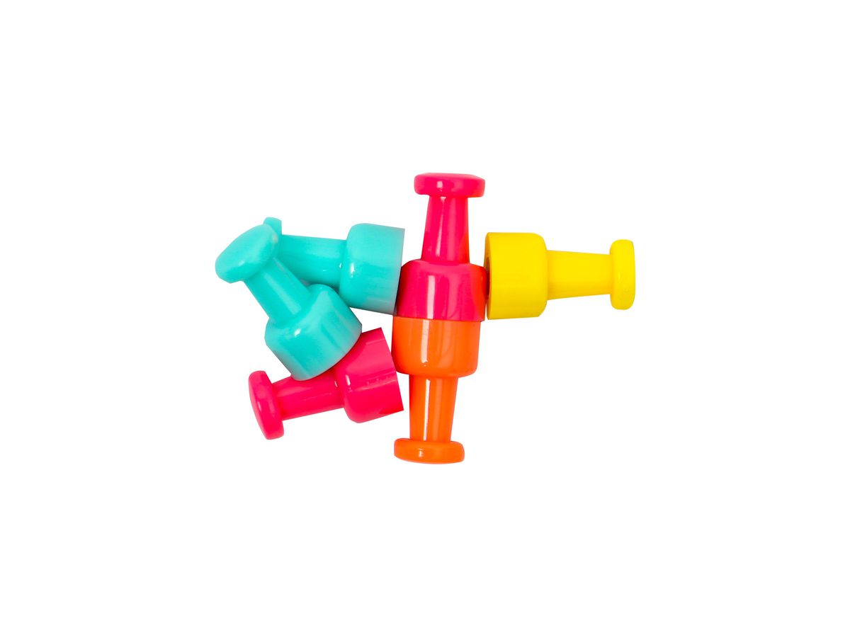 I AM CREATIVE Magnet Pin Let`s Organize 4035.57 bunt 6 Stück (7611983215546)