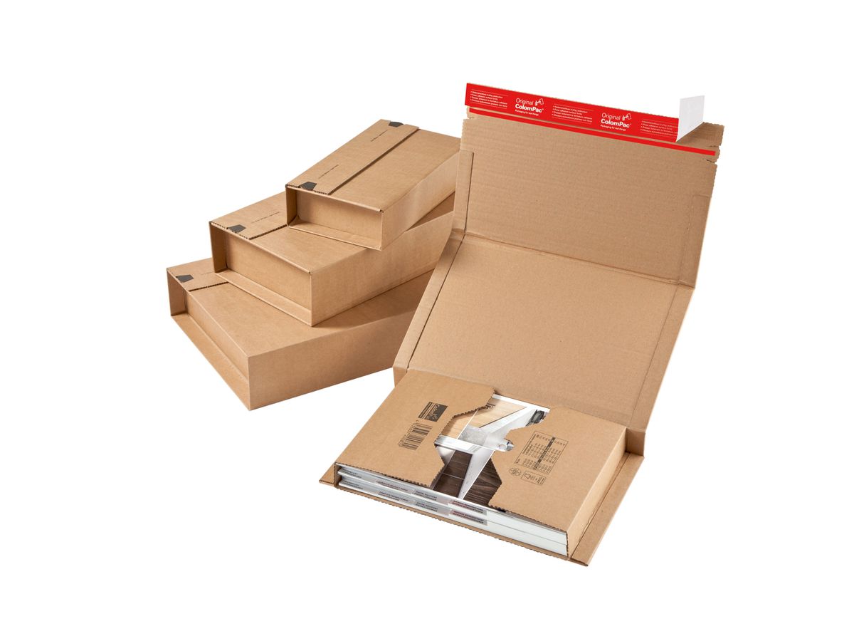 COLOMPAC Univ.Versandverpackung 2053507 330x270x80mm braun 20 Stück (4033657201403)