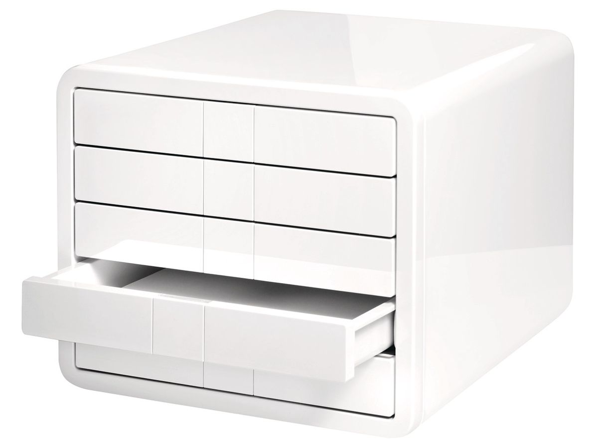 HAN Schubladenbox i-Box A4/C4 50.40 weiss 5 Fächer (4012473155107)
