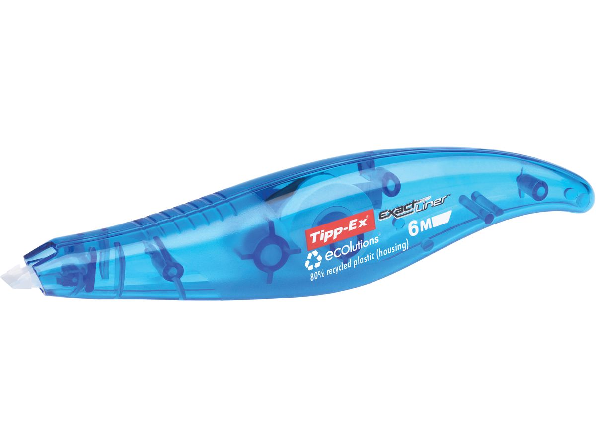 TIPP-EX Korrekturroller Exactliner 8104755 ECOlution 5mmx6m 10 Stück (3086126101385)