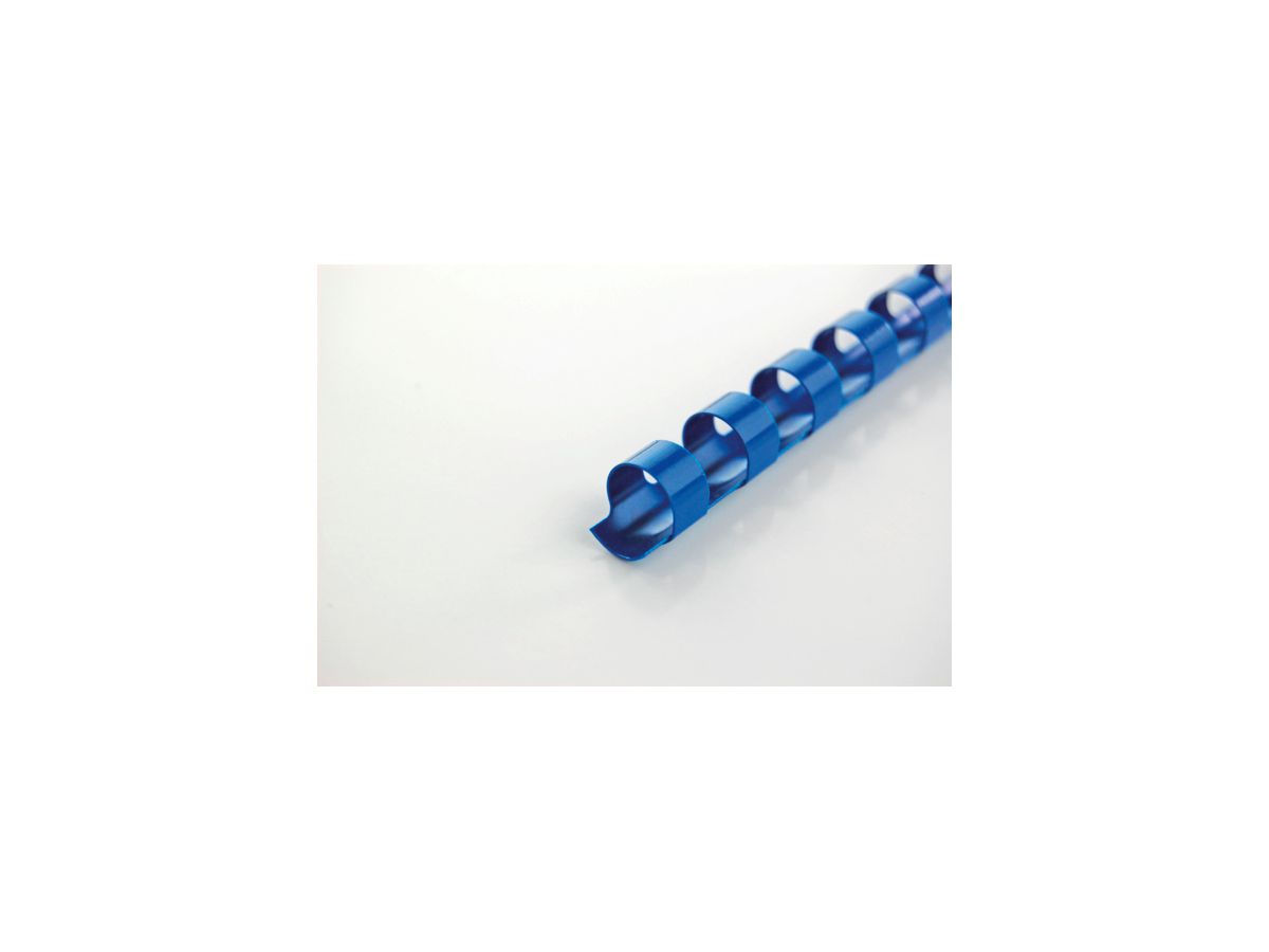 GBC Plastikbindrücken 6mm A4 4028233 blau, 21 Ringe 100 Stück (0033816097469)