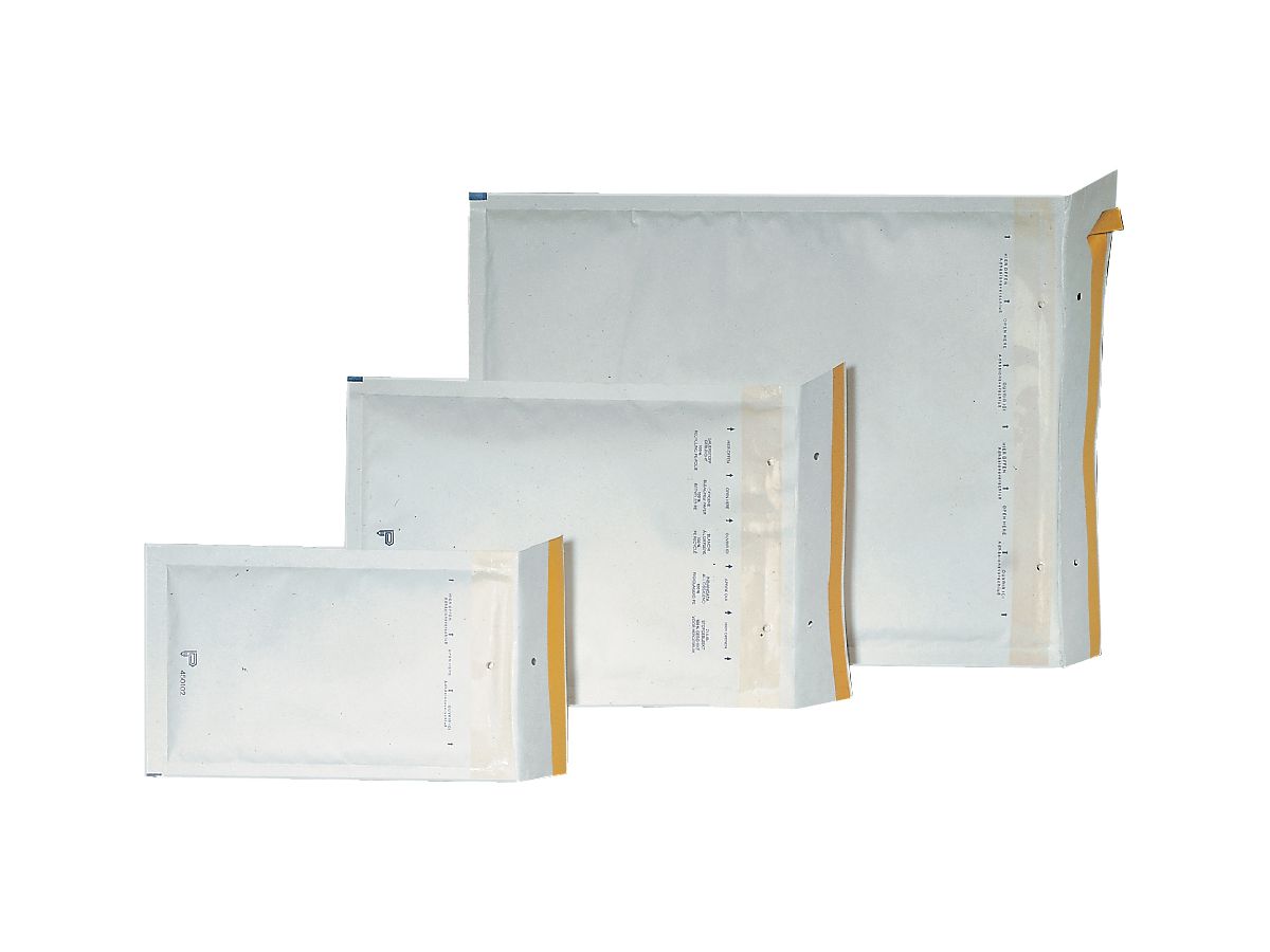 BÜROLINE Luftpolstertasche Gr.6 450126 weiss 240x350mm 100 Stück (7612532021236)