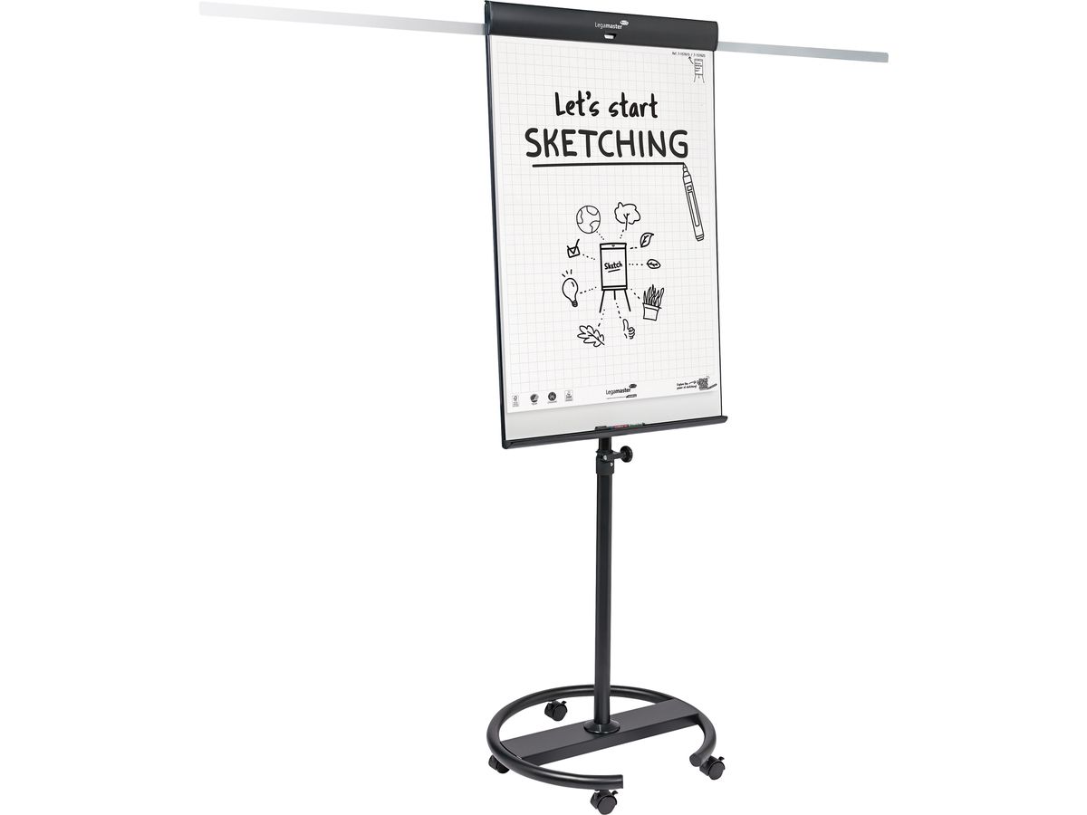 LEGAMASTER Flipchart Rundfuss 135x77cm 7-153610 SKETCH PRO (8713797111065)