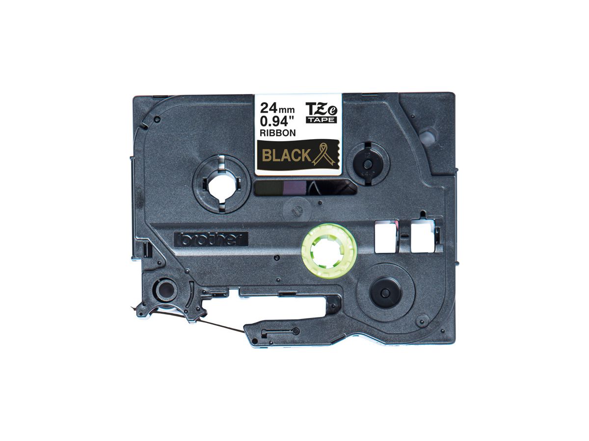 PTOUCH Nastro nero/oro TZE-R354 Sistemi Tze 24mm (4977766801904)