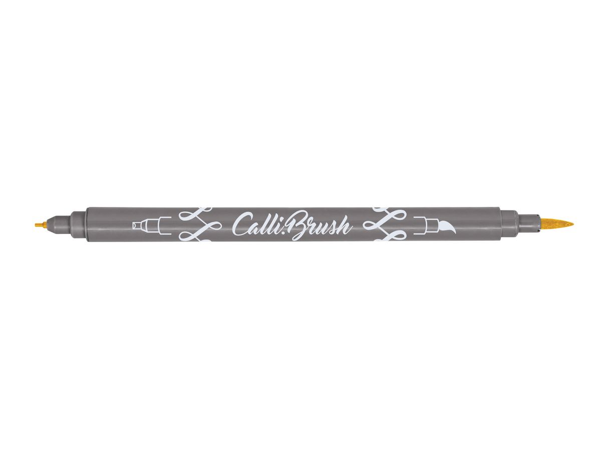 ONLINE Callibrush Pen Double Tip 2mm 19073/6 Curry (4014421190734)