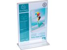 EXACOMPTA Présentoir de table A6 86158D transparent, forme T haut (9002493109308)