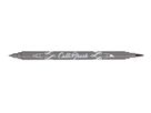 ONLINE Callibrush Pen Double Tip 2mm 19052/6 Schwarz (4014421190529)