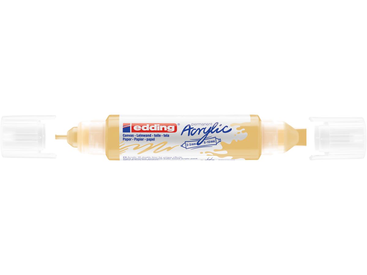 EDDING Acrylmarker 5400 double liner 5400-915 pastel yellow (4057305028662)