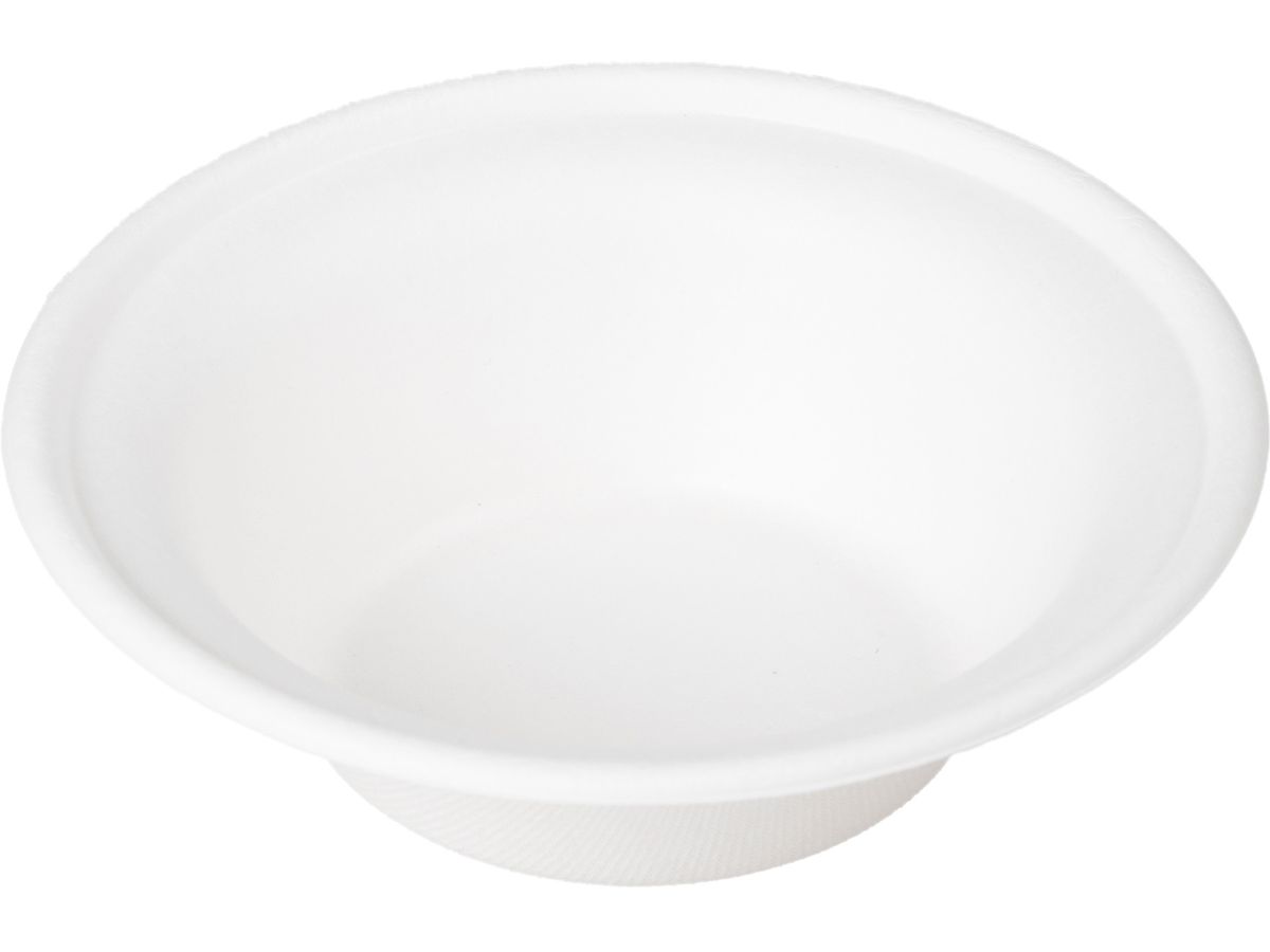 ELCO Schale aus Bagasse 4dl PUL1022N weiss, 25Stk. (3700410900675)