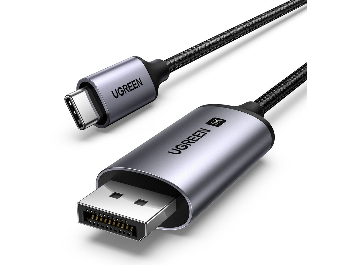 UGREEN Cable USB-C to DisplayPort 25157 BB 8K, 1m BB (6941876221578)