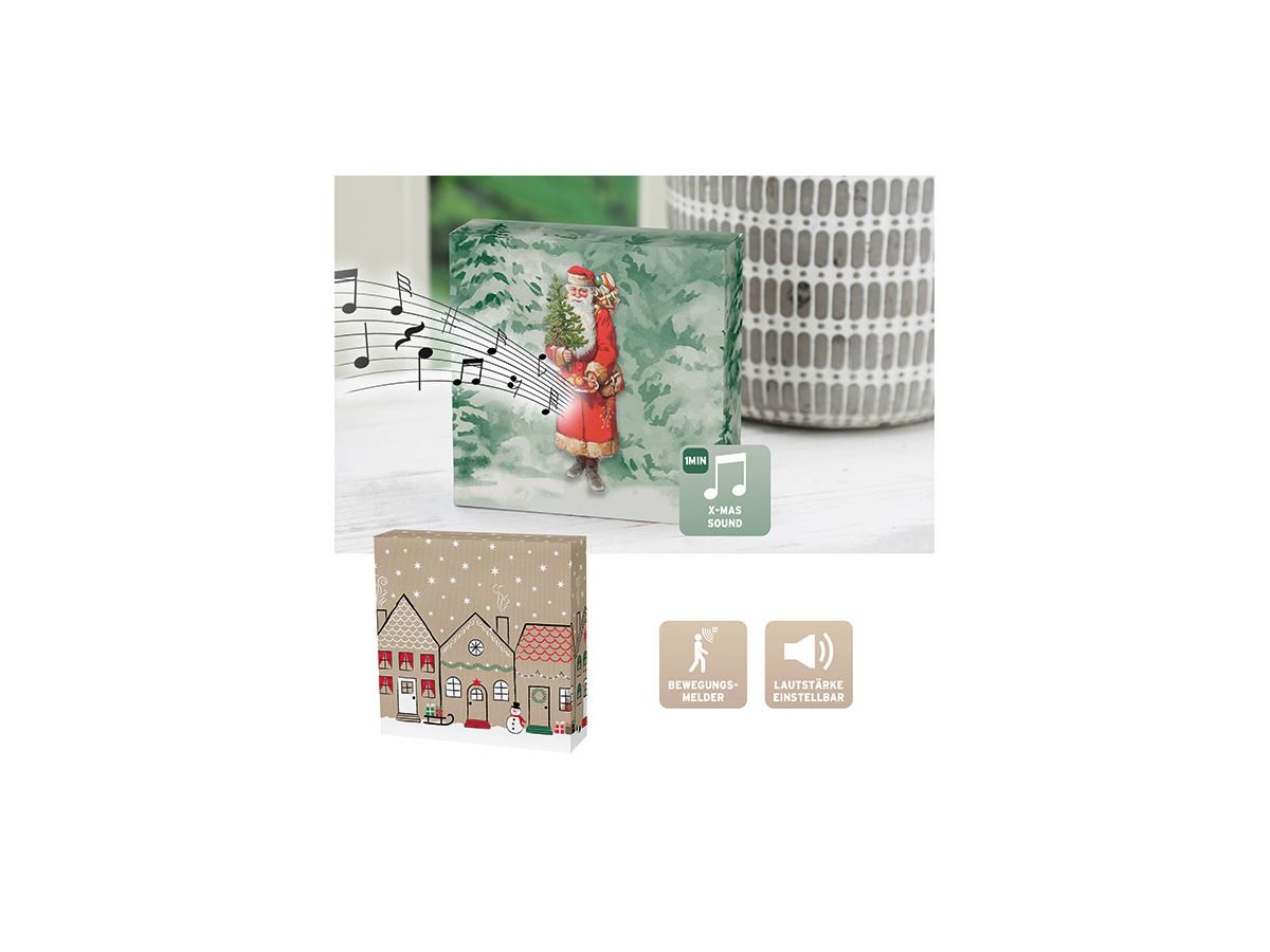 ROOST Soundbox 12x12x3.5cm 10042031 Musique de Noël (4032037861619)